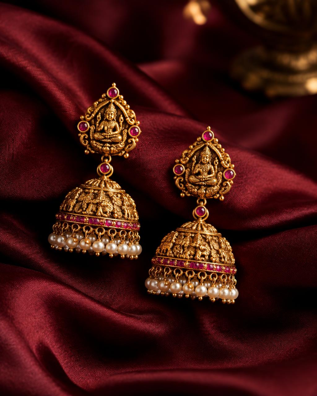 Temple Jhumka