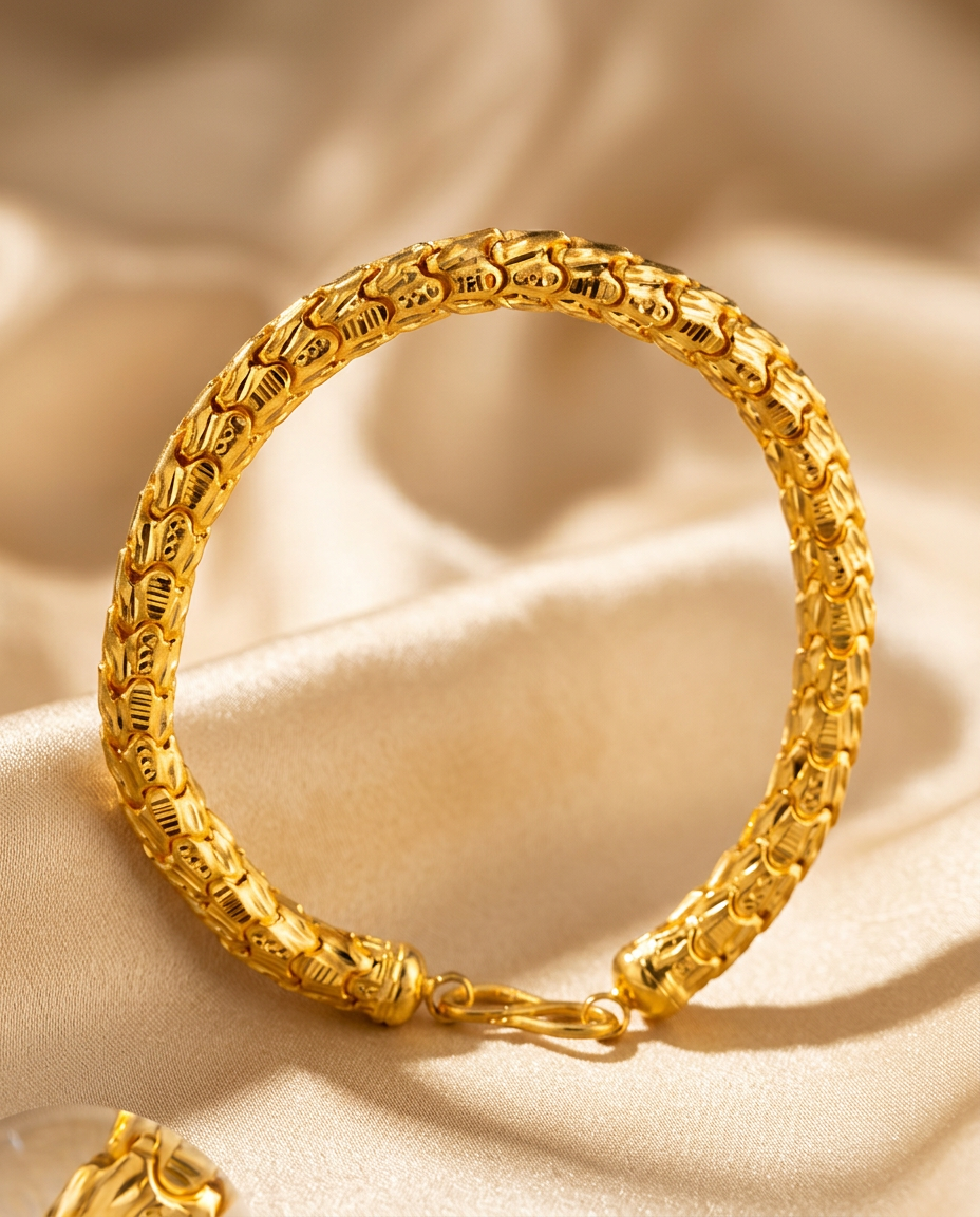 Woven Gold Bracelet